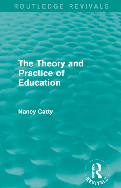 Book Cover for Theory and Practice of Education (1934) by Nancy Catty