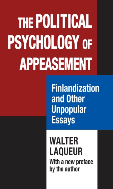 Book Cover for Political Psychology of Appeasement by Walter Laqueur