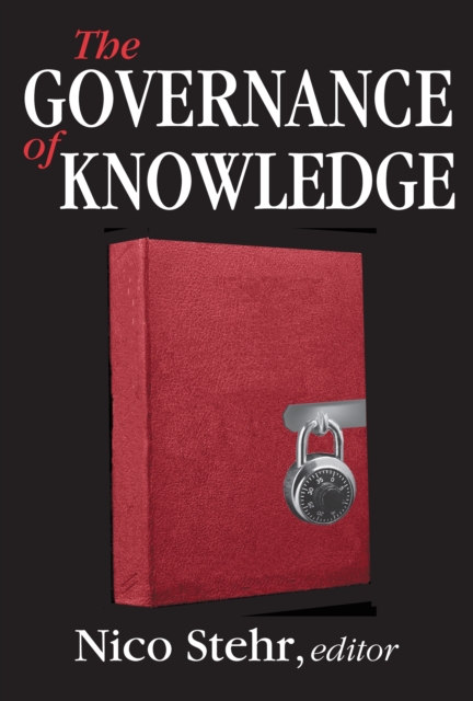 Book Cover for Governance of Knowledge by Nico Stehr