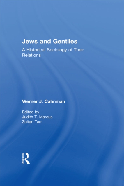 Book Cover for Jews and Gentiles by Werner J. Cahnman