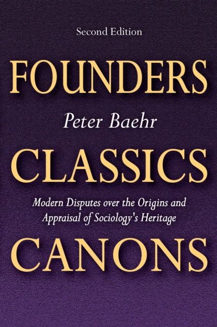 Book Cover for Founders, Classics, Canons by Peter Baehr