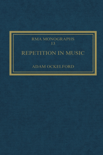 Book Cover for Repetition in Music by Adam Ockelford