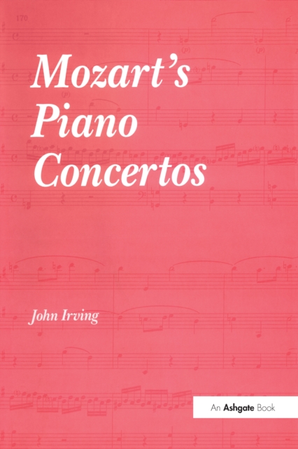 Book Cover for Mozart's Piano Concertos by John Irving