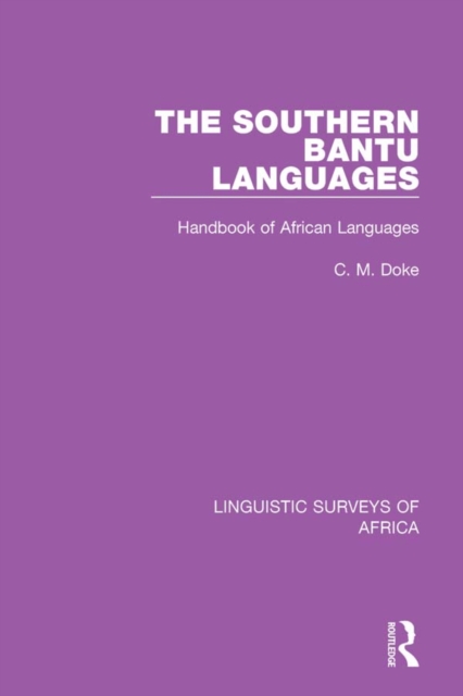 Book Cover for Southern Bantu Languages by Clement M. Doke