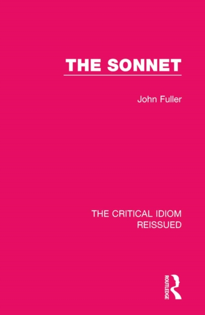 Book Cover for Sonnet by Fuller, John