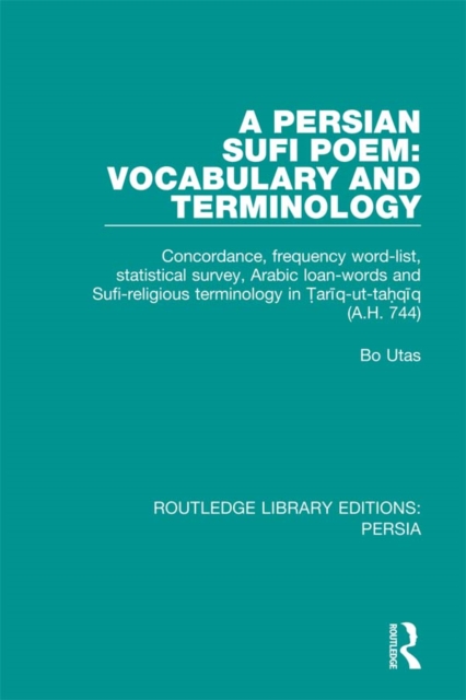 Book Cover for Persian Sufi Poem by Bo Utas