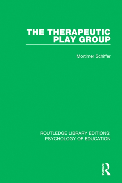 Book Cover for Therapeutic Play Group by Mortimer Schiffer