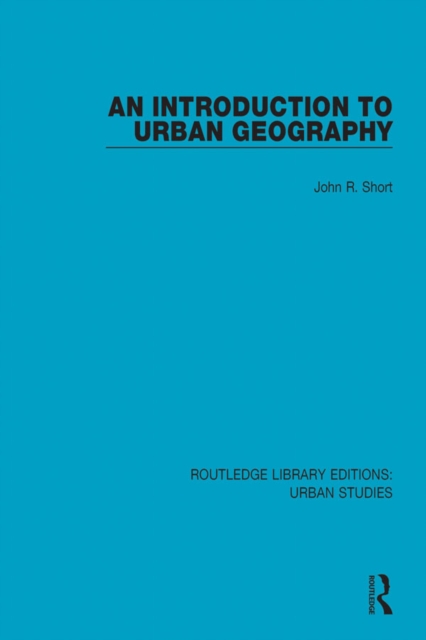 Book Cover for Introduction to Urban Geography by Short, John R.