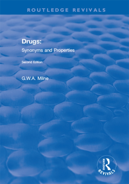 Book Cover for Drugs by G W A Milne