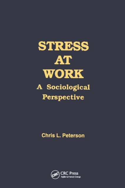 Book Cover for Stress at Work by Chris Peterson