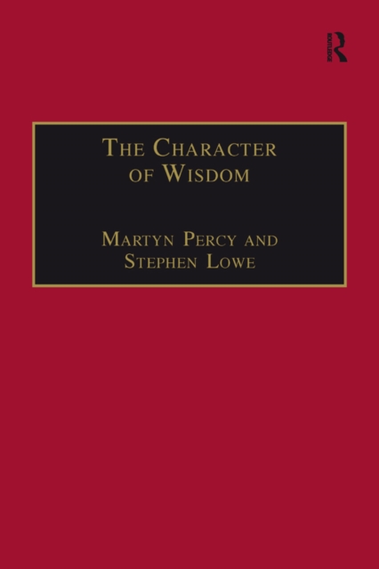 Book Cover for Character of Wisdom by Stephen Lowe