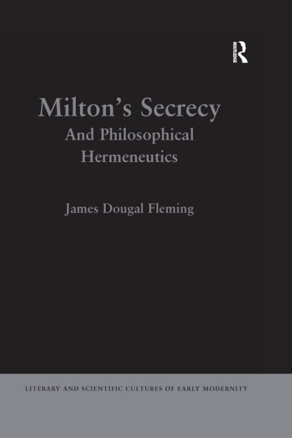 Book Cover for Milton's Secrecy by Fleming, James Dougal