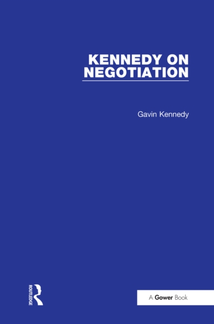 Book Cover for Kennedy on Negotiation by Gavin Kennedy