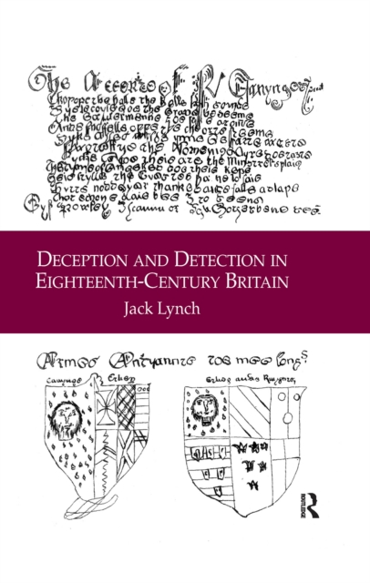Book Cover for Deception and Detection in Eighteenth-Century Britain by Jack Lynch
