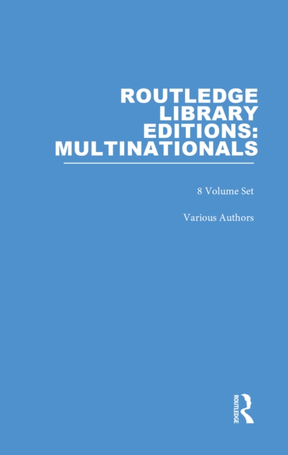 Book Cover for Routledge Library Editions: Multinationals by Various Authors