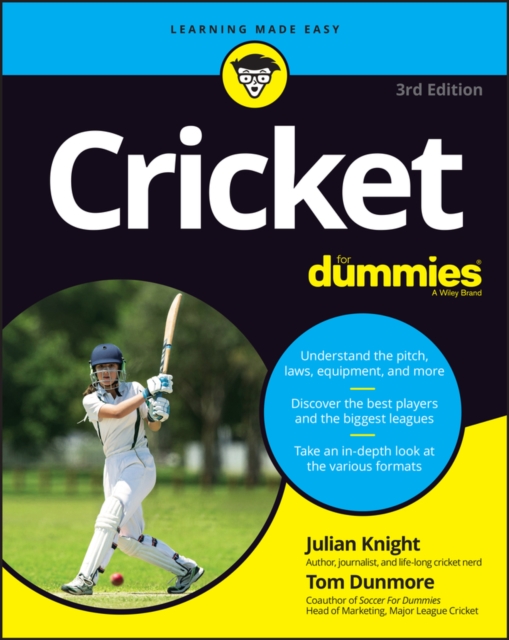 Book Cover for Cricket For Dummies by Julian Knight, Tom Dunmore