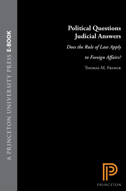 Book Cover for Political Questions Judicial Answers by Thomas M. Franck