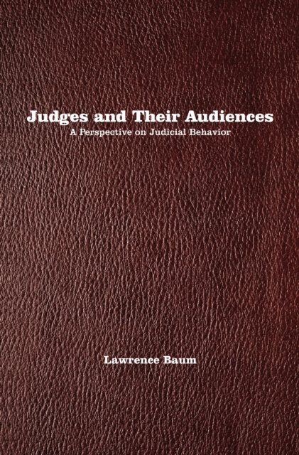 Book Cover for Judges and Their Audiences by Lawrence Baum