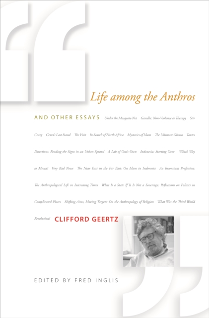 Book Cover for Life among the Anthros and Other Essays by Clifford Geertz