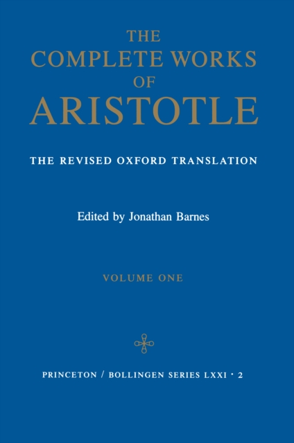 Book Cover for Complete Works of Aristotle, Volume 1 by Aristotle