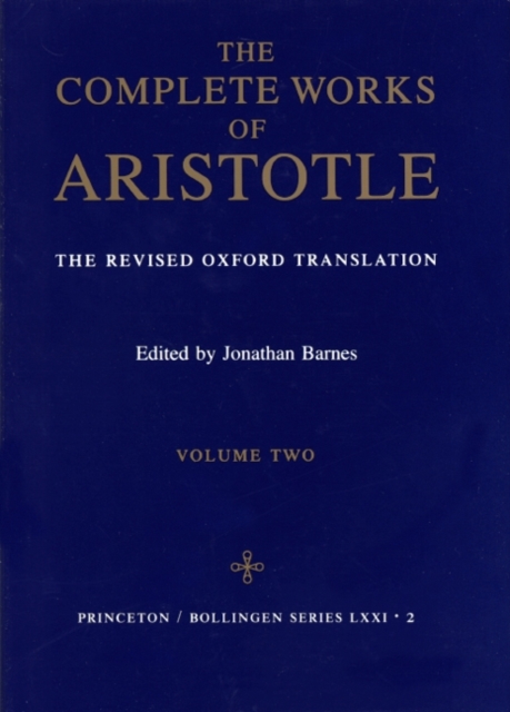 Book Cover for Complete Works of Aristotle, Volume 2 by Aristotle