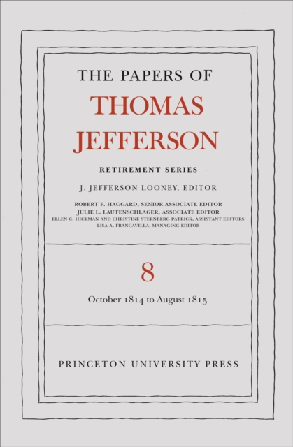 Book Cover for Papers of Thomas Jefferson, Retirement Series, Volume 8 by Thomas Jefferson