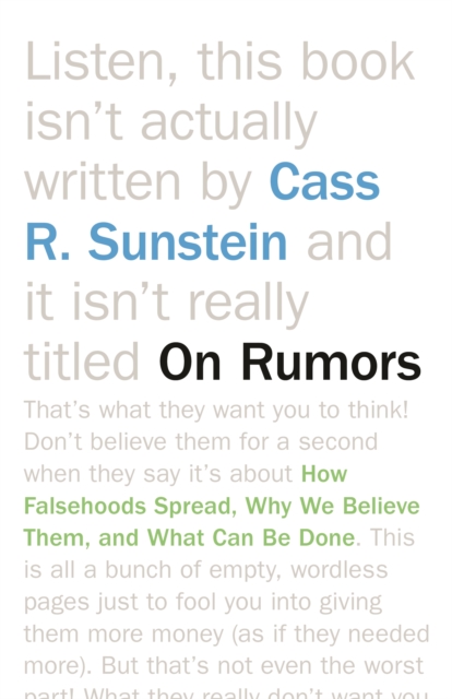 Book Cover for On Rumors by Sunstein, Cass R.