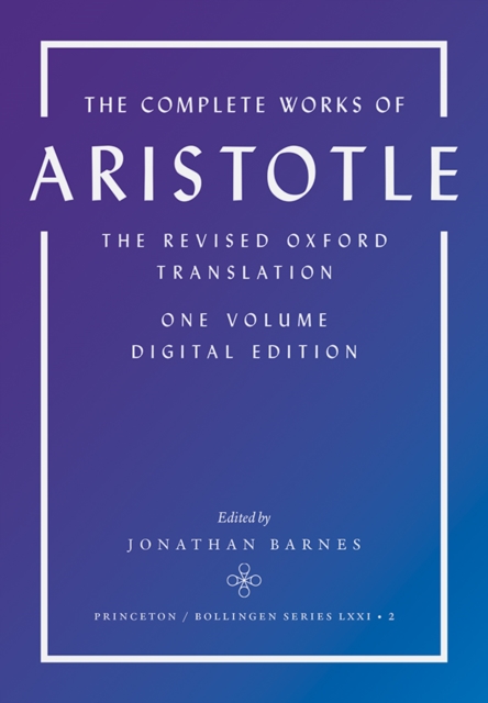 Book Cover for Complete Works of Aristotle by Aristotle