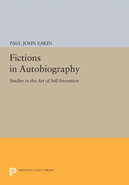Book Cover for Fictions in Autobiography by Paul John Eakin