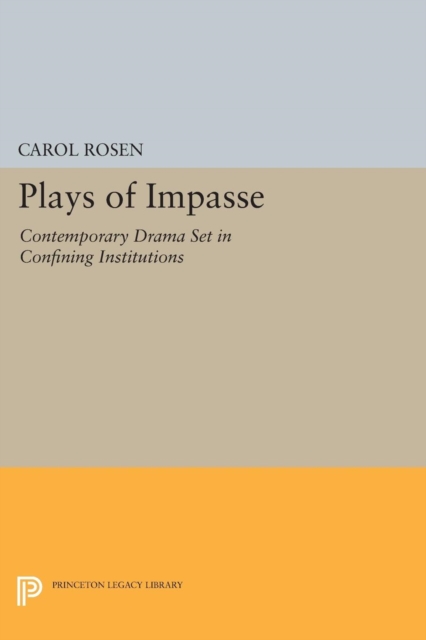 Book Cover for Plays of Impasse by Carol Rosen