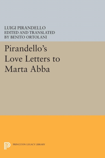 Book Cover for Pirandello's Love Letters to Marta Abba by Luigi Pirandello