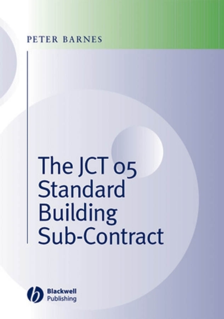 Book Cover for JCT 05 Standard Building Sub-Contract by Barnes, Peter