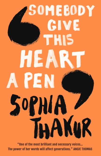 Book Cover for Somebody Give This Heart a Pen by Sophia Thakur