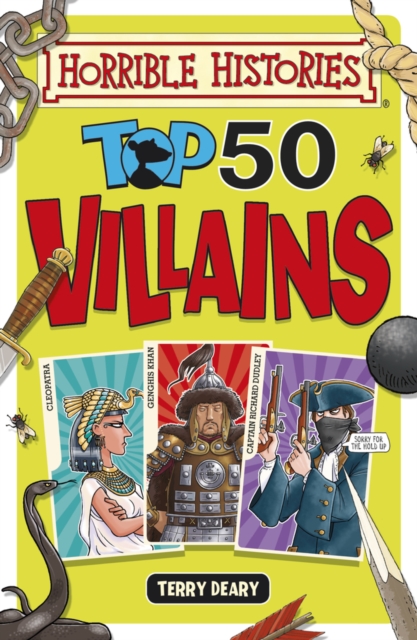 Book Cover for Top 50 Villains by Deary, Terry