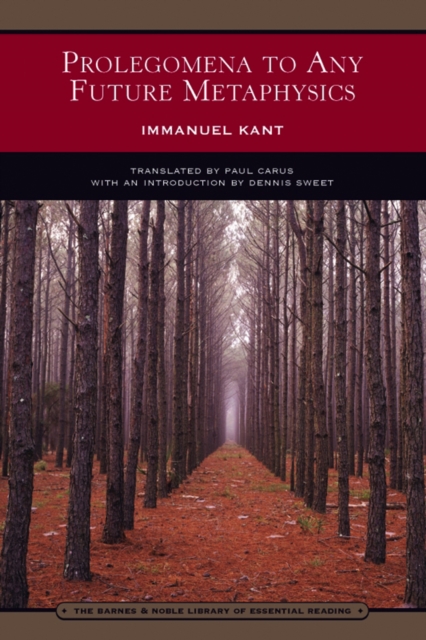 Book Cover for Prolegomena to Any Future Metaphysics (Barnes & Noble Library of Essential Reading) by Immanuel Kant