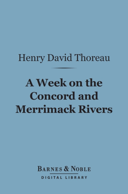 Book Cover for Week on the Concord and Merrimac Rivers (Barnes & Noble Digital Library) by Henry David Thoreau