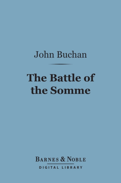 Book Cover for Battle of the Somme, First Phase (Barnes & Noble Digital Library) by John Buchan