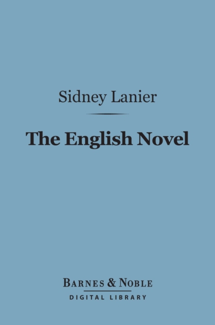 Book Cover for English Novel (Barnes & Noble Digital Library) by Sidney Lanier