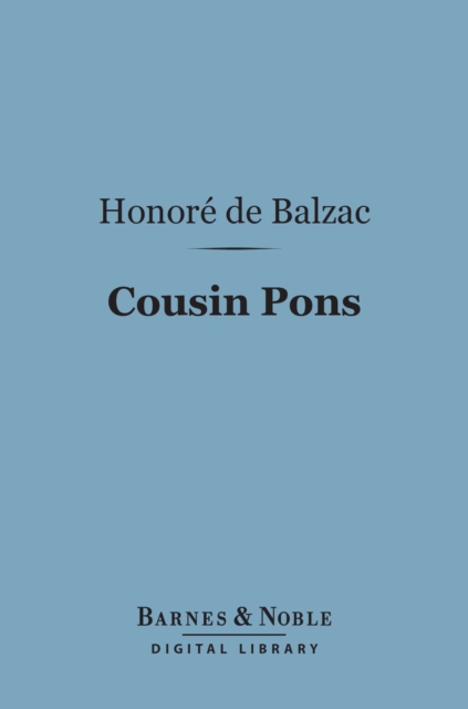 Book Cover for Cousin Pons (Barnes & Noble Digital Library) by Honore de Balzac