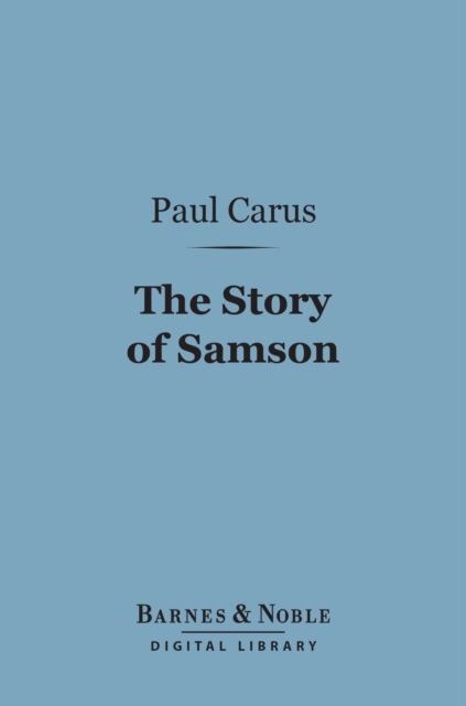 Book Cover for Story of Samson (Barnes & Noble Digital Library) by Paul Carus