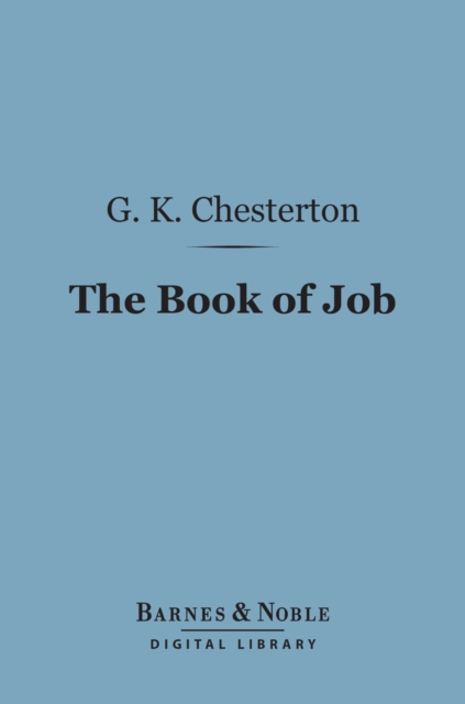 Book Cover for Book of Job (Barnes & Noble Digital Library) by Chesterton, G. K.