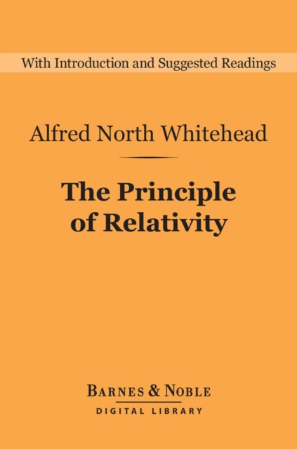 Book Cover for Principle of Relativity (Barnes & Noble Digital Library) by Alfred North Whitehead