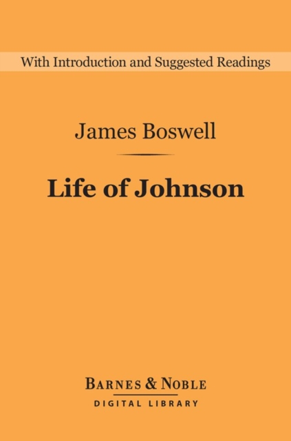 Book Cover for Life of Johnson (Barnes & Noble Digital Library) by James Boswell