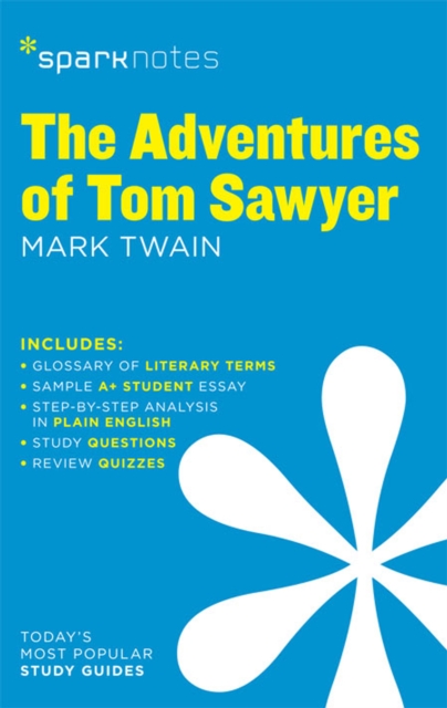 Book Cover for Adventures of Tom Sawyer SparkNotes Literature Guide by SparkNotes