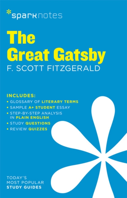 Book Cover for Great Gatsby SparkNotes Literature Guide by SparkNotes