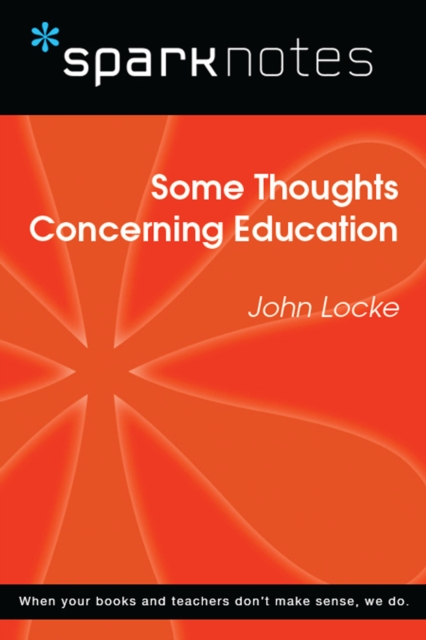 Book Cover for Some Thoughts Concerning Education (SparkNotes Philosophy Guide) by SparkNotes