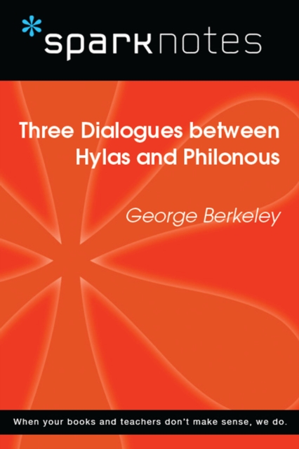 Book Cover for Three Dialogues between Hylas Philonous (SparkNotes Philosophy Guide) by SparkNotes