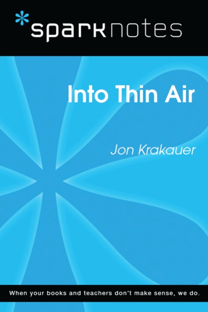 Book Cover for Into Thin Air (SparkNotes Literature Guide) by SparkNotes