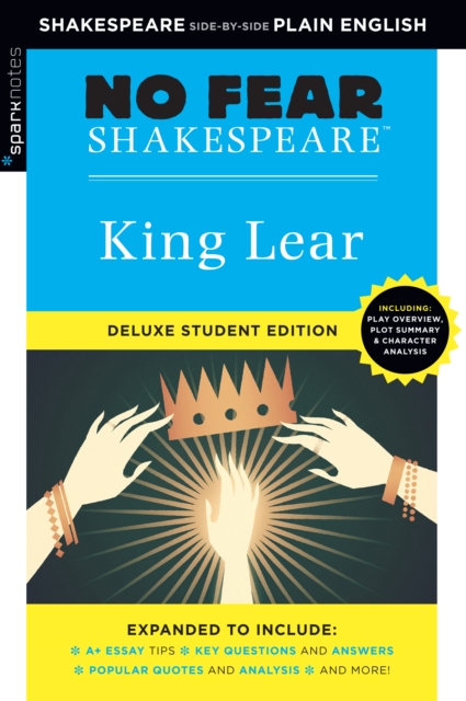 Book Cover for King Lear: No Fear Shakespeare Deluxe Student Edition by SparkNotes