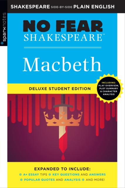 Book Cover for Macbeth: No Fear Shakespeare Deluxe Student Edition by SparkNotes